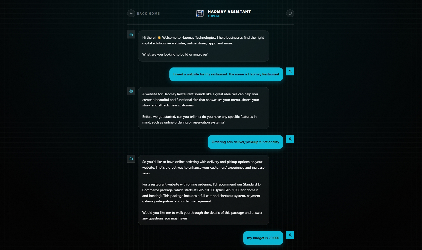 Haomay AI Business Agent